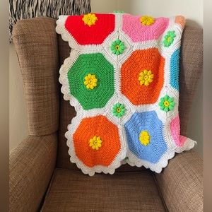 Vintage crochet blanket